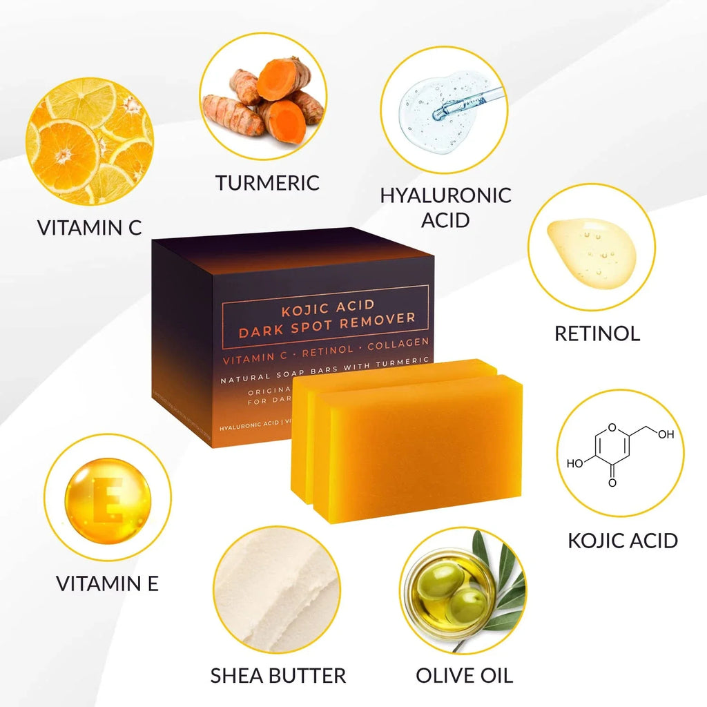 DDBSHIY Kojic Acid Facial Soap - Dark Spot Remover & Cleansing