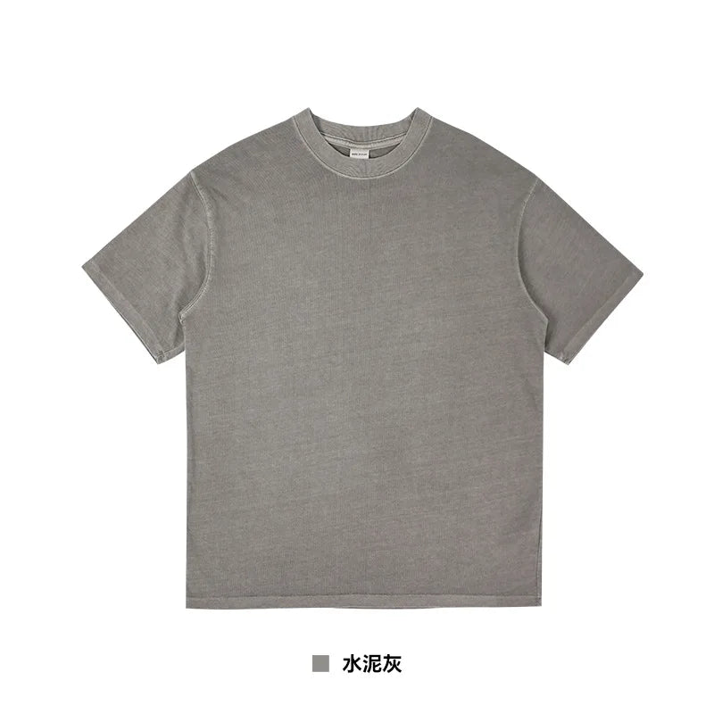 Oyao Men's Casual T-Shirt - Short Sleeve Cotton Blend, Moisture Wicking