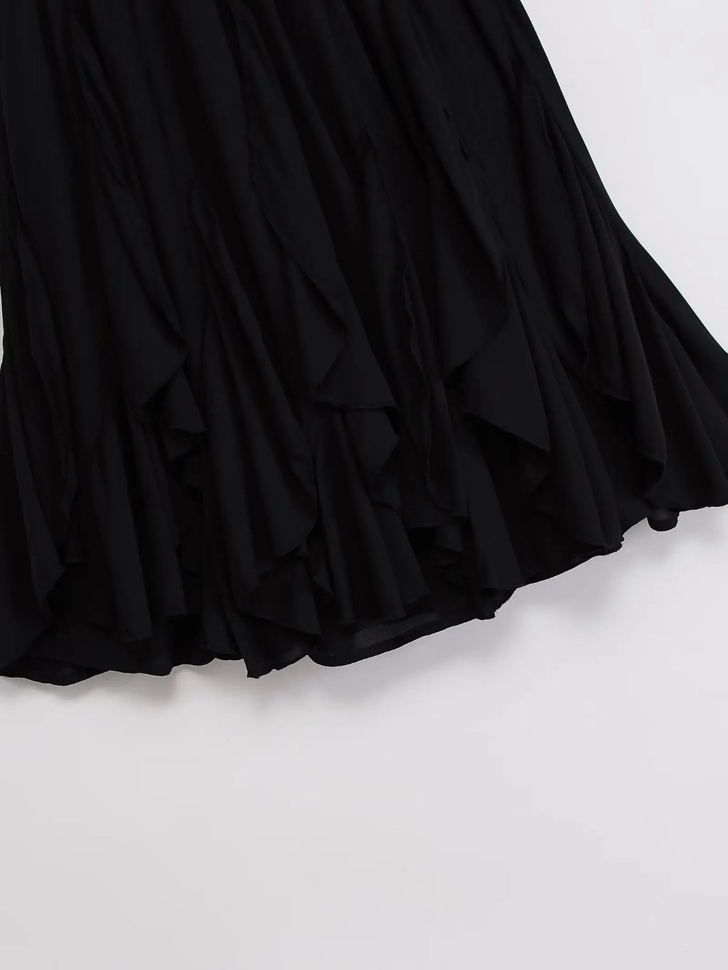2026 Chic Women's Casual High Quality Knee-length Pink Layered Skirts Ladies Elegant A-line Tierred Ruffles Elastic Midi Skirt