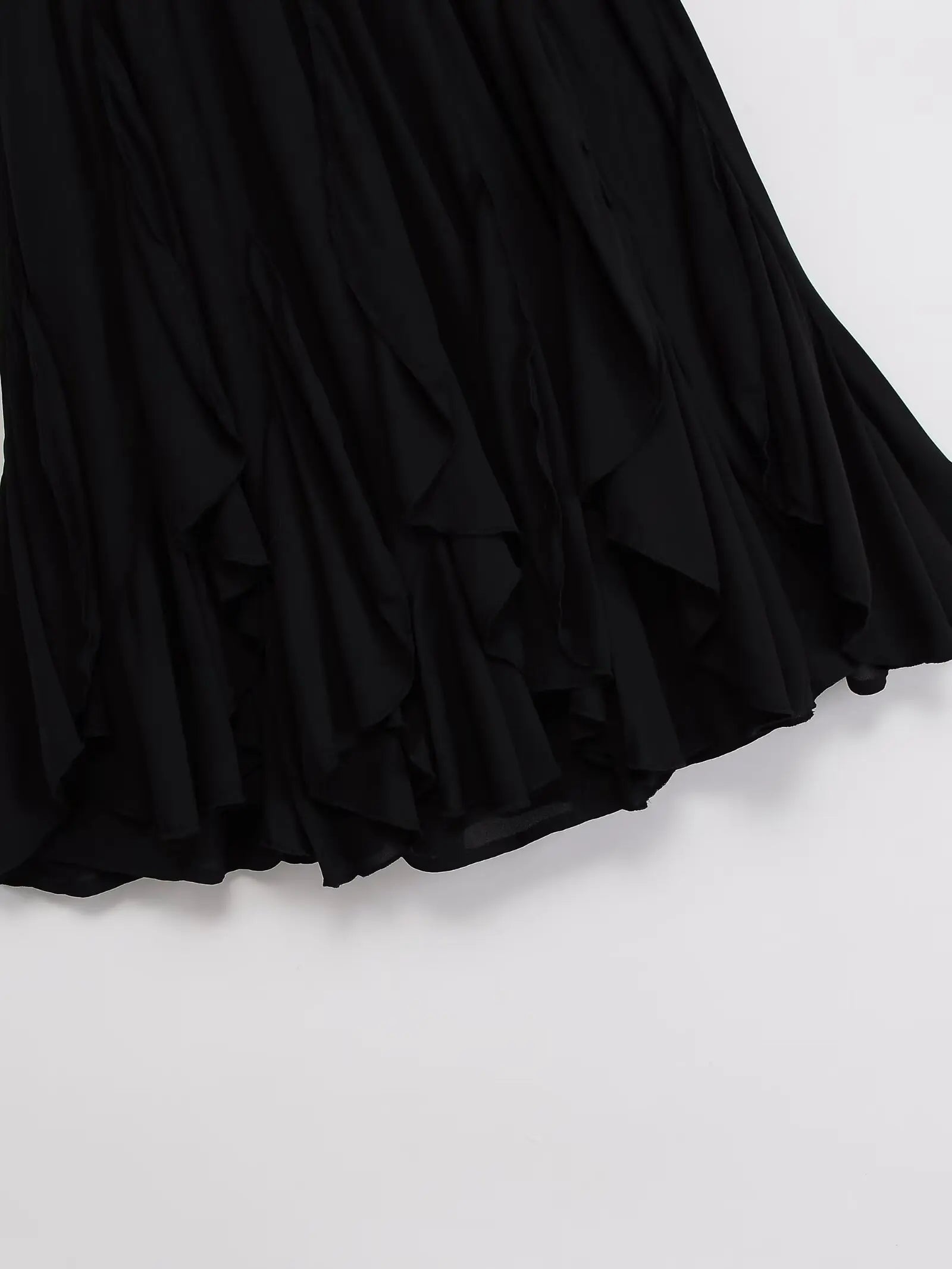 2026 Chic Women's Casual High Quality Knee-length Pink Layered Skirts Ladies Elegant A-line Tierred Ruffles Elastic Midi Skirt