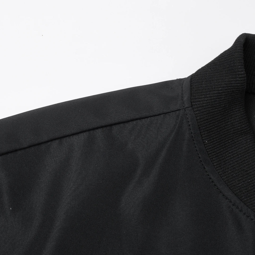 2024 Spring And Autumn New Baseball Collar Short Loose Solid Color Jacket Men'S Business Casual Thin Coat Trend