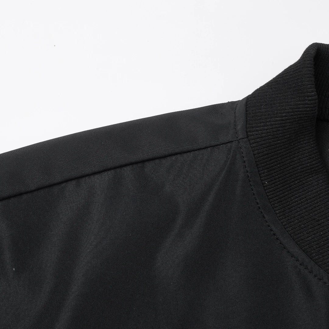 2024 Spring And Autumn New Baseball Collar Short Loose Solid Color Jacket Men'S Business Casual Thin Coat Trend