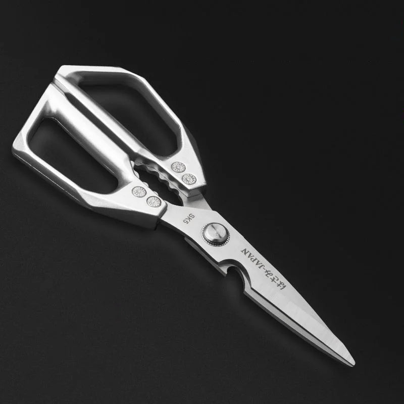 Kitchen Scissors Multi-functional Stainless Steel Household Scissors for Cutting Chicken and Fish Special Shears