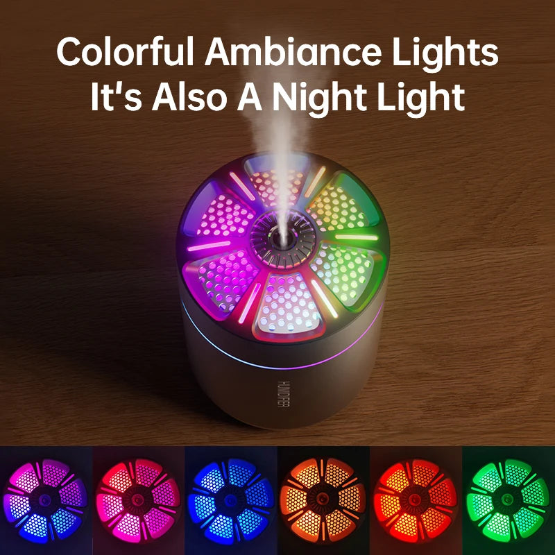 Aroma Diffuser Air Humidifier - 180ML Essential Oil Diffuser LED
