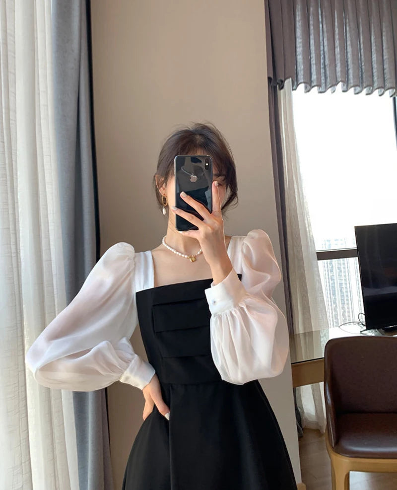 Women's Elegant Chiffon A-Line Dress