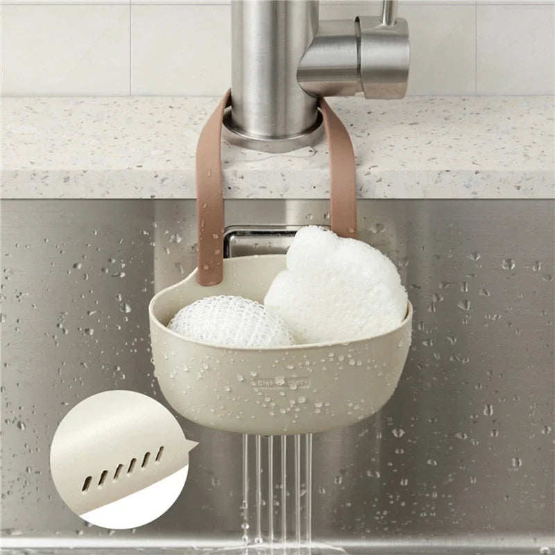 Soporte de fregadero de cocina, cesta de drenaje colgante, estante de drenaje ajustable, soporte de jabón y esponja, soporte de grifo, accesorios de cocina, nuevo