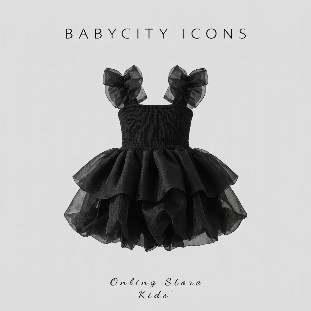 Baby Girl Princess Tutu Dress Sleeveless Tulle Party Birthday Dress