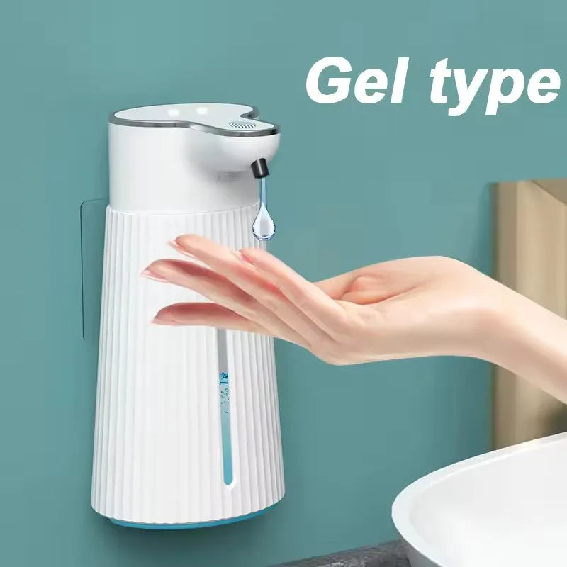 Dispensador de jabón automático sin contacto con sensor inteligente de 350 ML de capacidad para mesa o pared, bomba de desinfectante de manos para cocina y baño