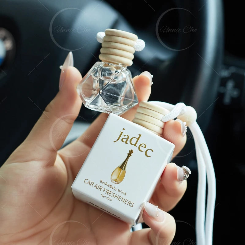 8ML Long Lasting Scent Glass Bottle Air Freshener Keep Charming and Fresh Hanging Car Interior Decoration Perfume Diffuser