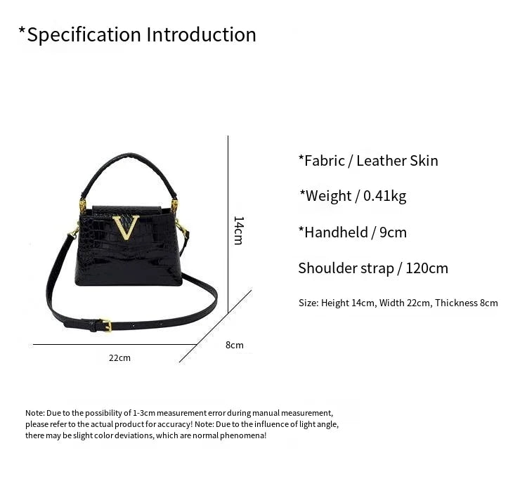 2025 New PU Pattern Leather Women Handbags Luxury Fashion Small Shoulder Messenger Bag Portable Crossbody Shell Bags