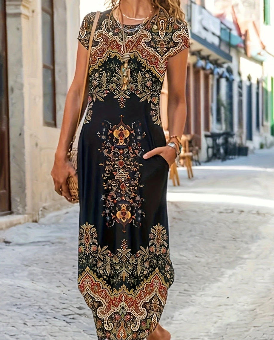 Women Dress New Temperament Fashion Elegant Women Dress Loose Casual Dress
