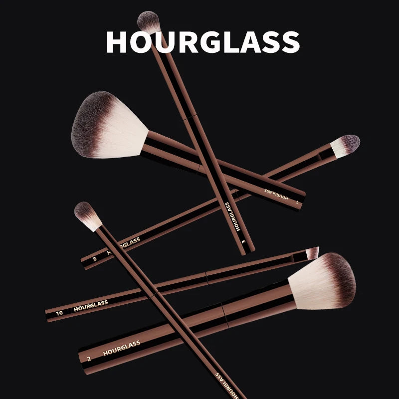 Hourglass Makeup Brush- No.12 Beveled Shadow Brush Soft And Skin-Friendly Fiber Hair Fashion Design Single Eye Brush