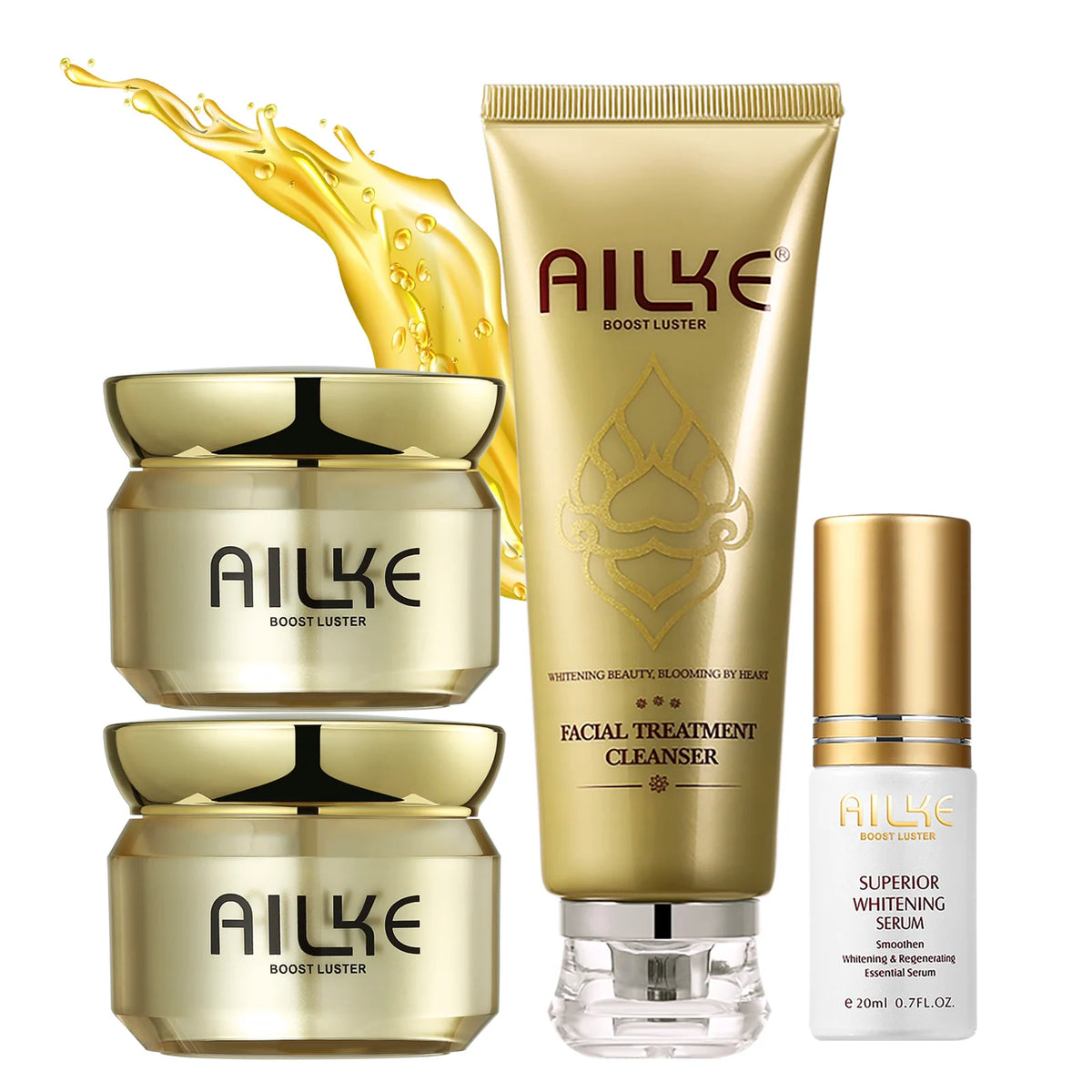 AILKE Whitening Facial Skin Care Set - Glutathione & Niacinamide