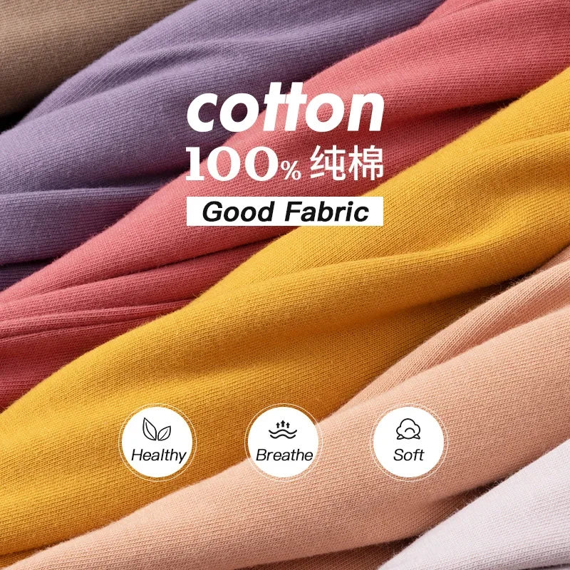 Brand Customization Mens Tshirts Combed Cotton Tees Solid Tops Woman Male Custom Team Uniform Class Clothes Summer 6.7oz 190gsm