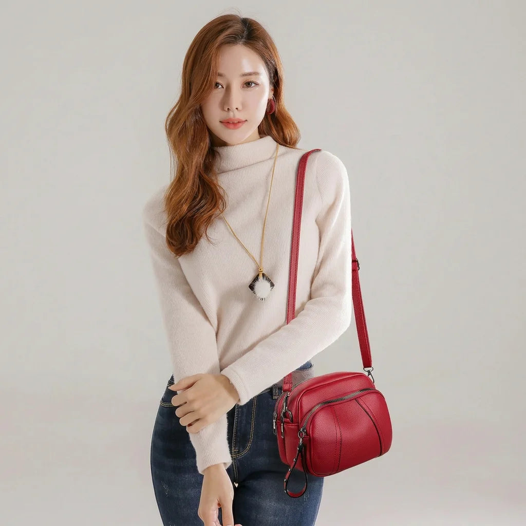 Mini Crossbody Bag Waterproof Adjustable Strap Bag Women'S Shoulder Bag Soft For Casual Outfits Outdoor Activities Commuting