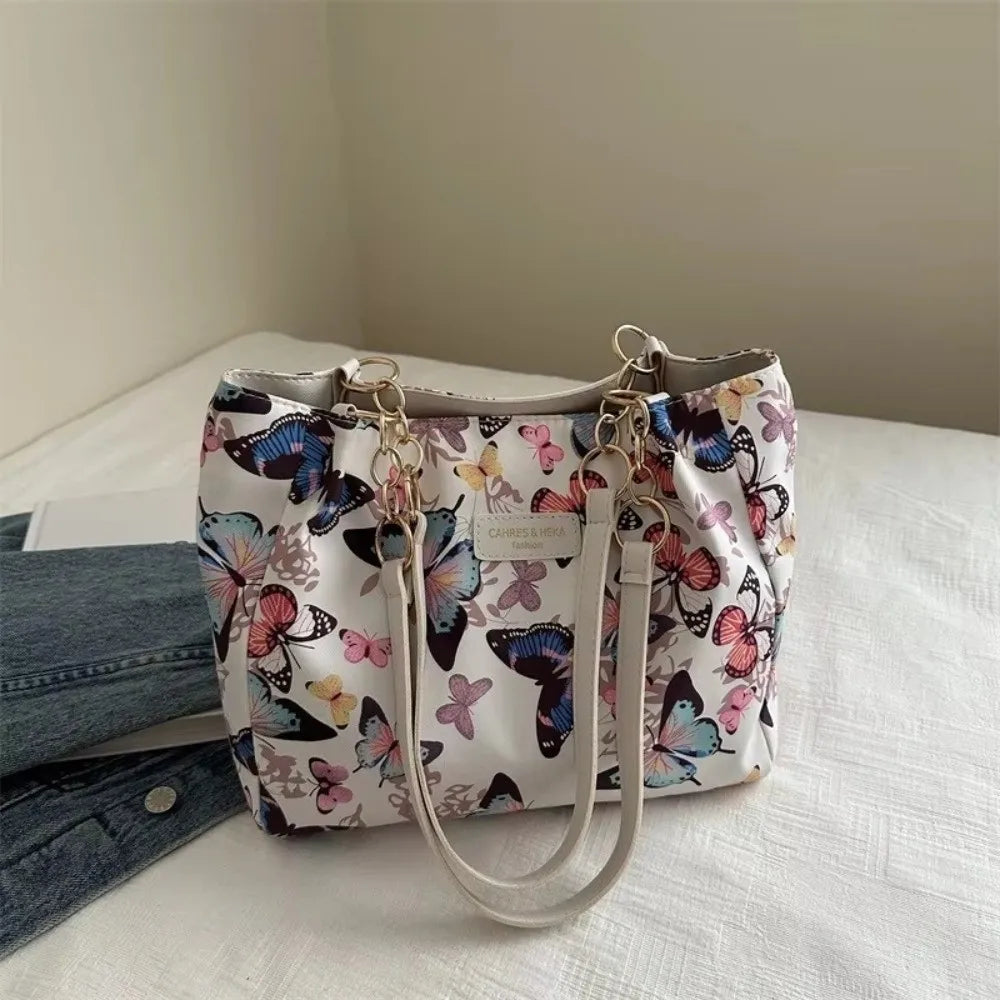 Trendy Large Capacity Women Shoulder Bag PU Leather Animal Printing Crossbody Bags Casual Style School Bag Tote Bag Girls