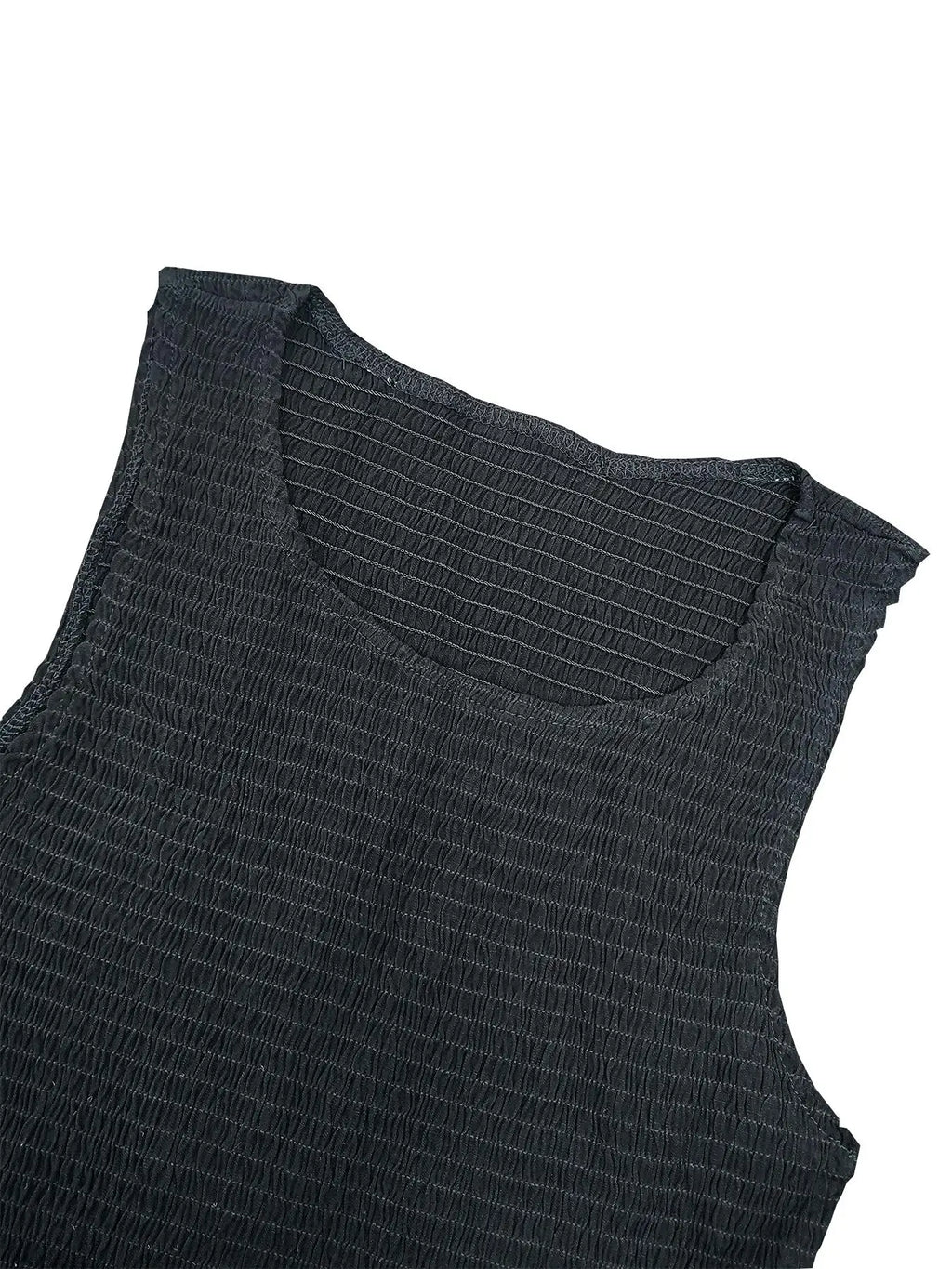 2026 European and American women's summer new long skirt ins sleeveless suspender pleated solid color big swing dress