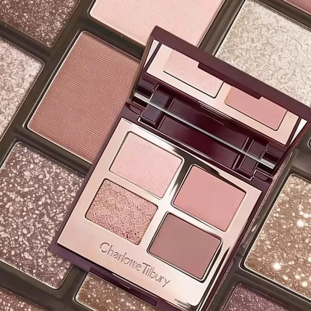 Charlotte Tilbury Super Nudes Easy Eye Palette Luxury Mini 6-shade Nude Eyeshadow Palette Satin-matte Shimmer Metallic Finishes