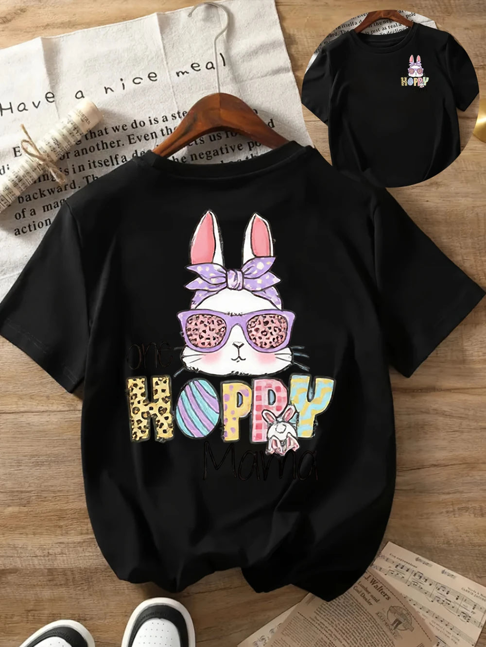 Women's Casual Short Sleeve T-Shirt Mama Mom Graphic Print Round Neck Top Mother's Day Gift Women's Harajuku Short Sleeve Casual