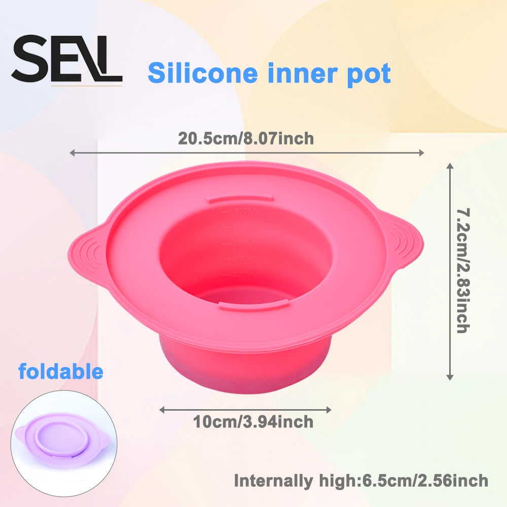 500ml Wax Heater and Melting Pot for Hair Removal - USB Powered