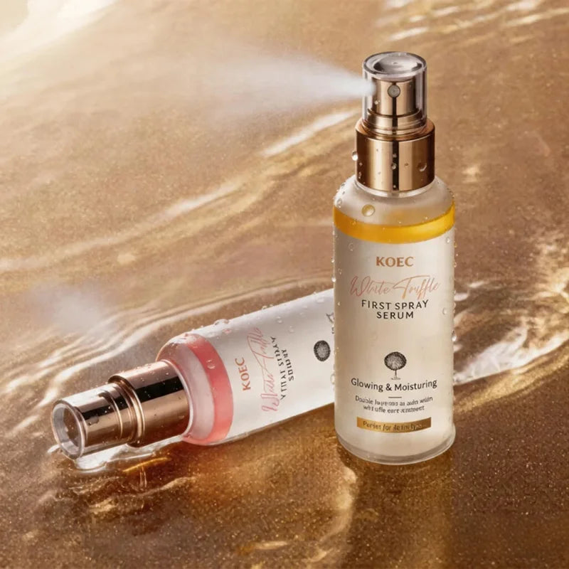 KOEC White Truffle First Spray Serum, Moisturizing Glowing Facial Setting Spray, Hydrating Nourishing Skin Care Mist 100ml