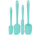 Juego de espátulas de silicona para cocina, espátula de silicona flexible de alta resistencia al calor de 315 °C con mango antideslizante para cocinar, mezclar, hornear, servir y revolver