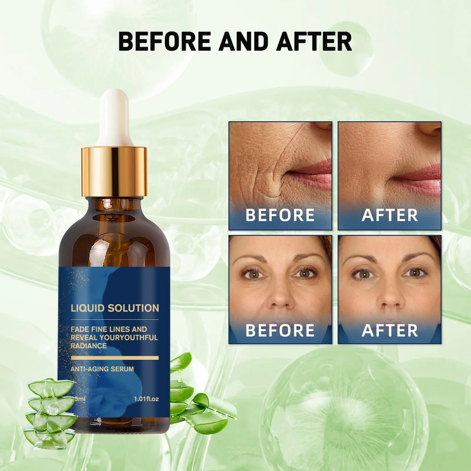 Magical Skin Rejuvenation Serum Anti-Wrinkle Essence Firming Lift Fine Lines Anti-Ageing Antioxidant Moisturise Korean Skincare
