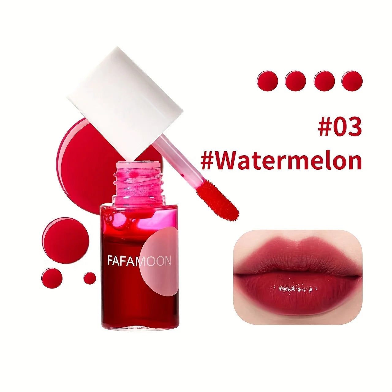Fruity Lip Tint Water Gloss Lipstick Hydrating Waterproof Long Lasting Color For All Day Wear