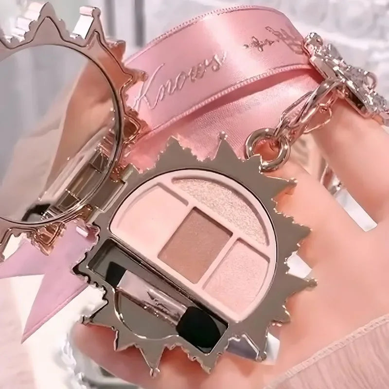Flower Knows Knight Unicorn The Keychains Under-eye Puffiness Sleeping Silkworm Powder Long-Lasting Brightening Makeup Pendant