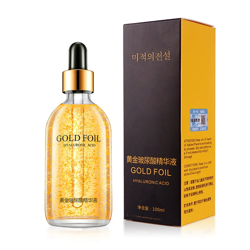 24k Gold Hyaluronic Acid Nicotinamide Face Serum - 100ml