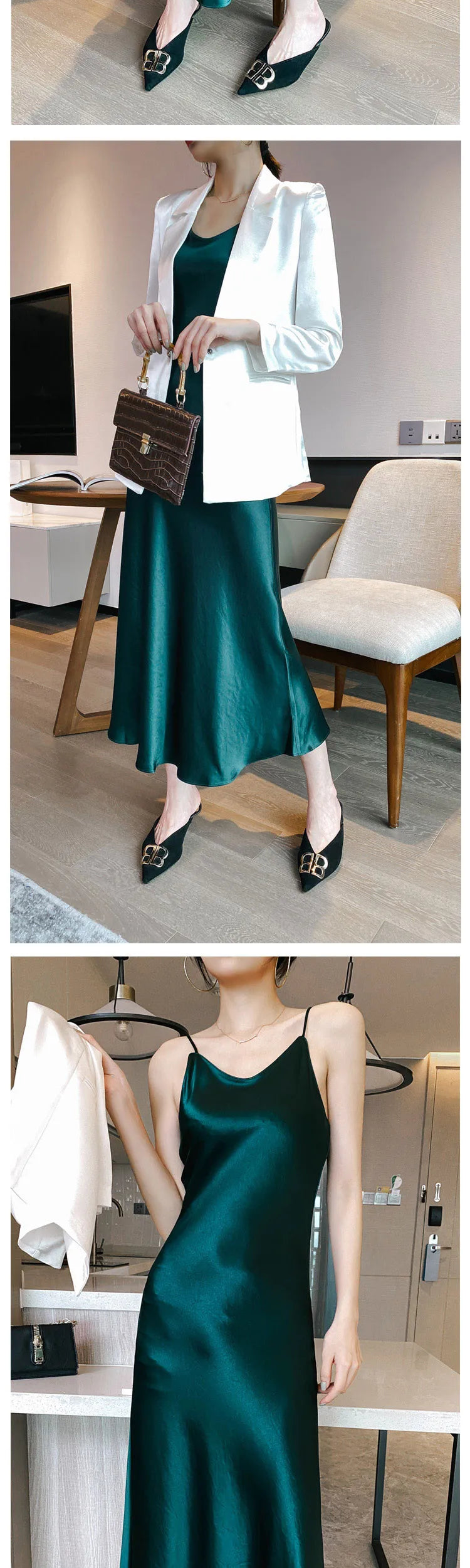 2026 fashion Sexy Satin Long Dress Summer Lady Acetate satin Party Dress High Waist Slim Female Retro Dress Red Pink robe femme