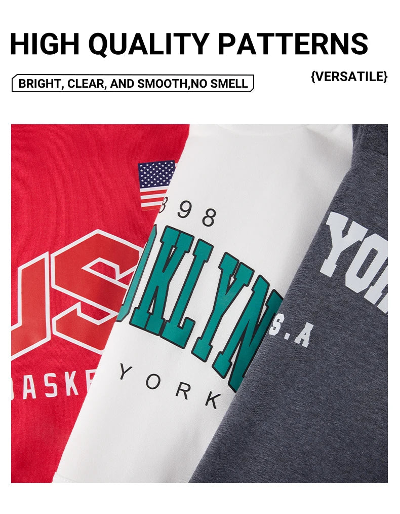 New York California Malibu Letter Sweatshirts Winter Women'S Casual Loose Hoodie Fleece Warm Crewneck Pullover Comfortable Clothes