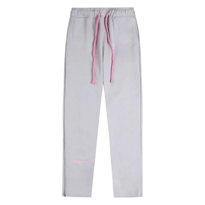 Outdoor Fashion Synaworld American Street Hip Hop Fleece Suit Men's and Women's Trend Casual Hooded Sweater Sports Pants