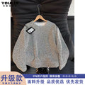 Men's round Ne Fce Lined Thi Long Sve Sweatirt Winter Casual Vintage Sle T-irt Comfortable Loose Fit Cotton P...