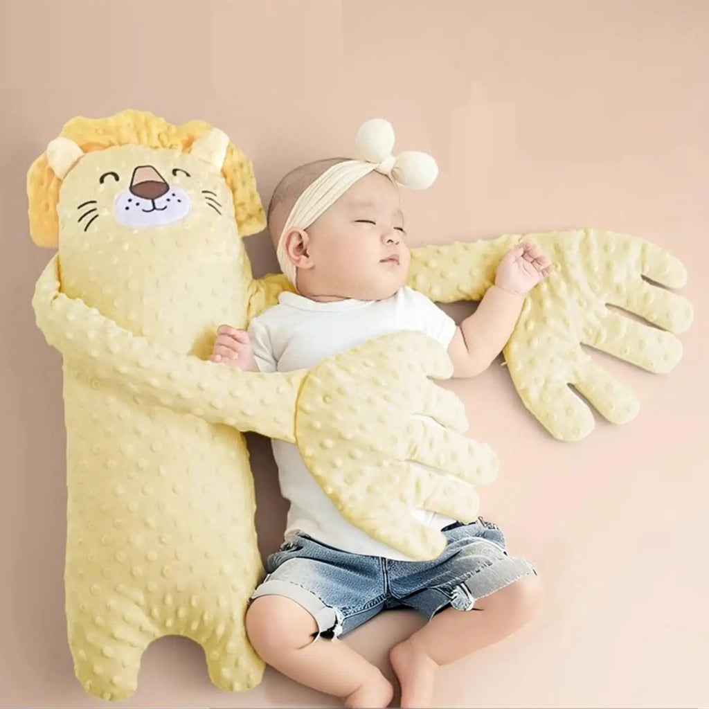 Patting Hand for Baby Sleep Patting Sleeping Pillow Baby Back Patter for Sleep Remote Control Animal Shape Nursery Decor Startle