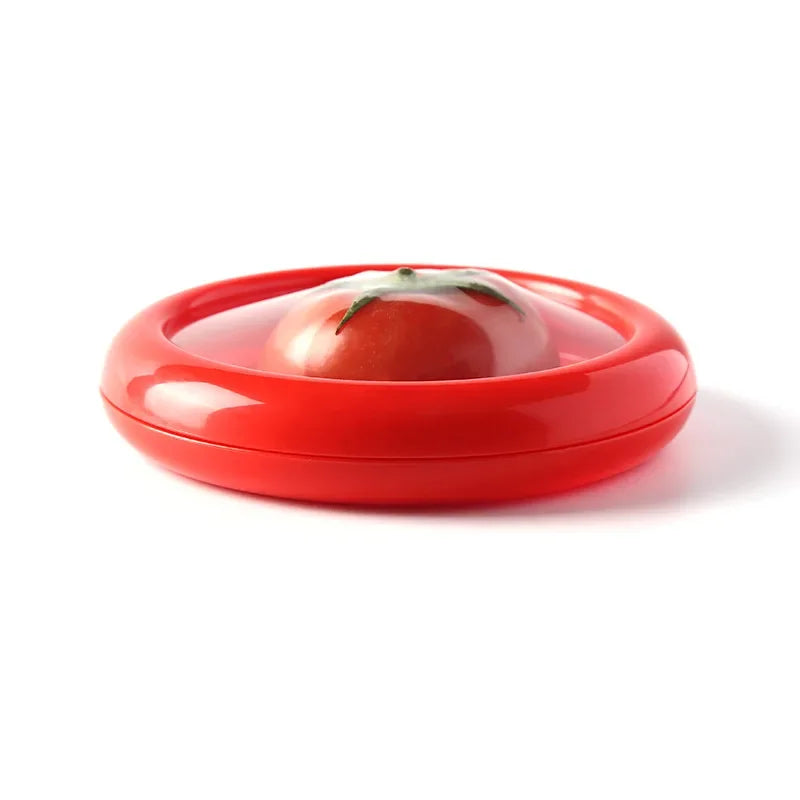 Caja de almacenamiento de cocina Contenedor de frutas y verduras Caja fresca Aguacate Tomate Limón Cebolla Crisper para mantener fresco Gadgets de cocina