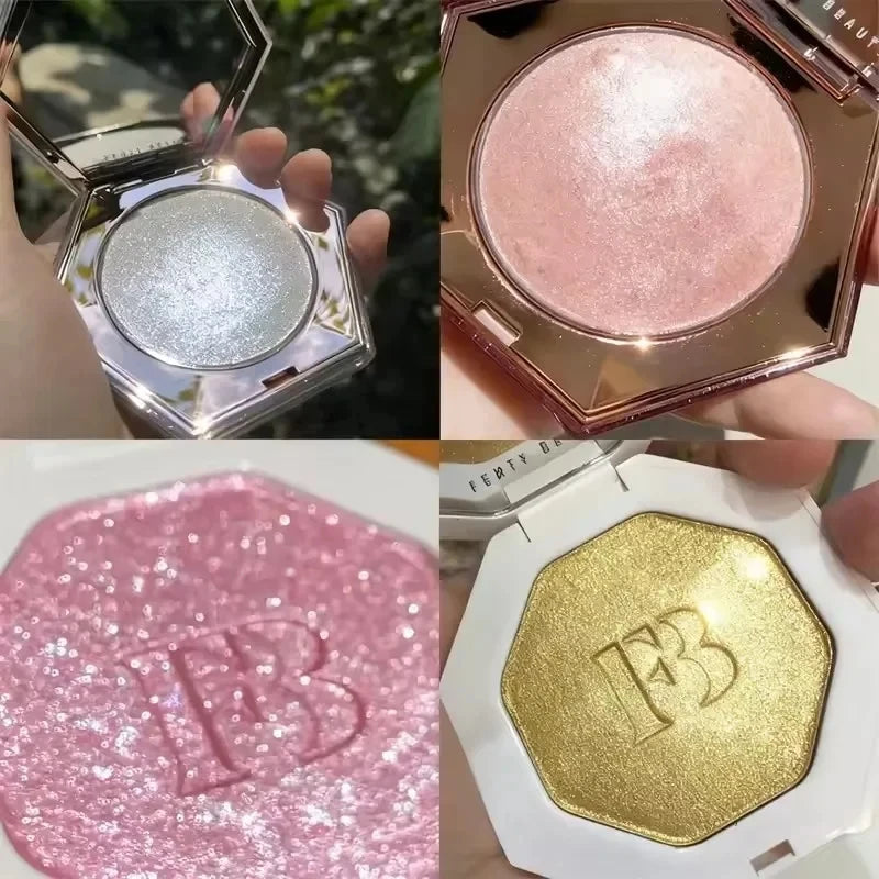 Fenty Beauty Multi-color Contour Stick Concealer Facial Matte 3D Diamond Highlight Non Fading Water Gloss Lip Glaze Gloss Makeup