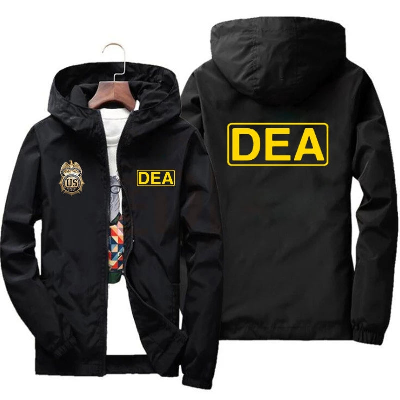 New Fashion Hooded Jacket Men Breathable Outwear Male Solid Color Streetwear Comfortable Man Clothing Us Dea