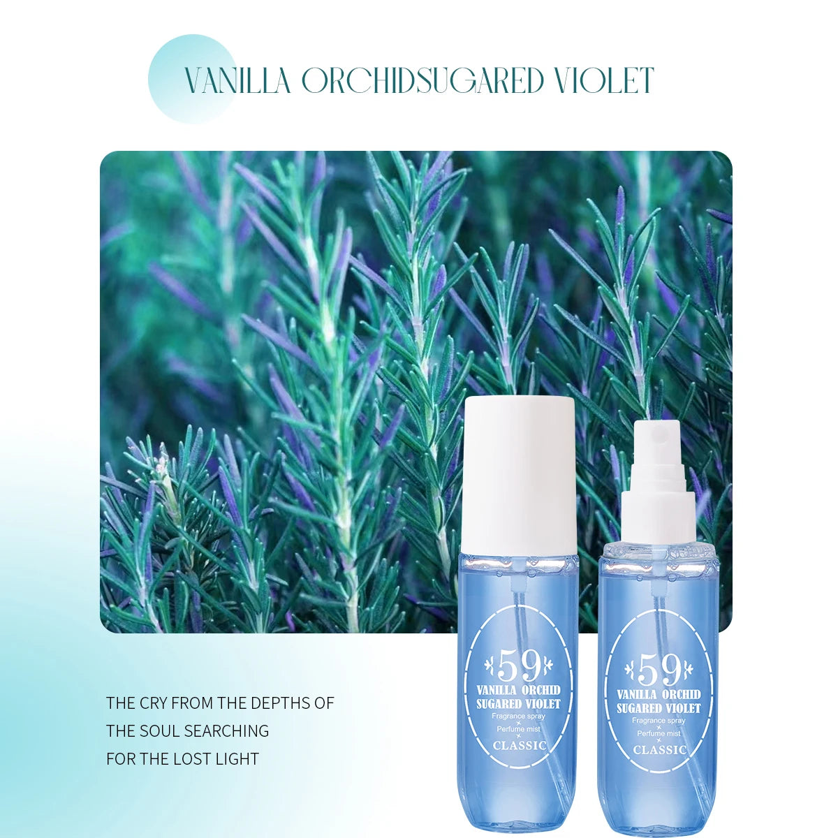 Perfume Mist Body Spray 5 Scents Vanilla Orchid Ocean Air Jasmine Blooms Creamy Coconut Milk Macadamia Long Lasting 90ml Each for Women Gift