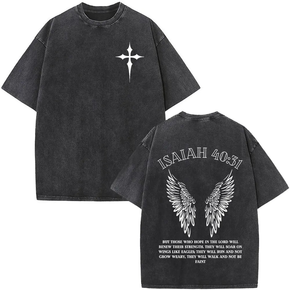 Faith Over Fear Bible Verse Tee For Men By Dshztooma Vintage Batik Print Black Everyday