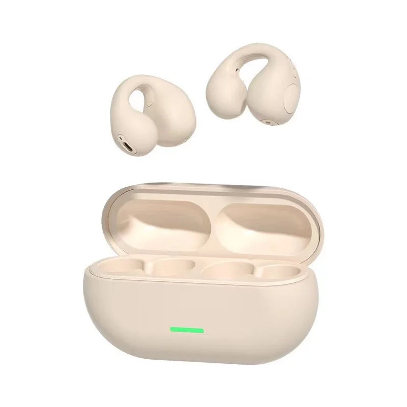 TWS Bluetooth Headset 5.3 Wireless Air Conduction Headphones Clip Ear Music Noise Canceling HD Call Sports For Xiaomi Earphone
