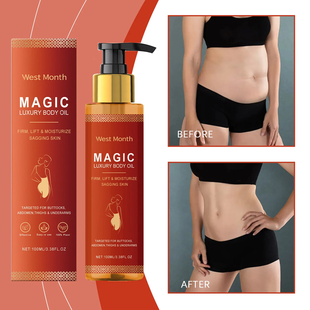 West Montr Body Tightening Moisturizing Oil and Moisturizing Oil Moisturize Soft and Tightening Skin Daily Care Nourishing Oil