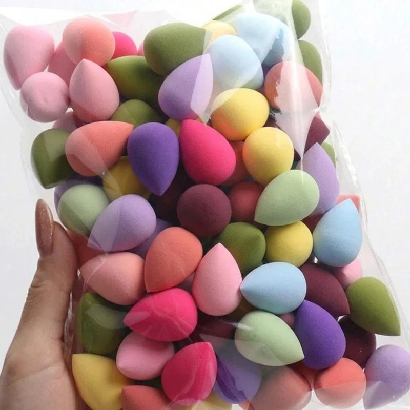 Mini Finger Puff Foundation Sponge Makeup Blender For Cream Powder Concealer Ideal For Beginners