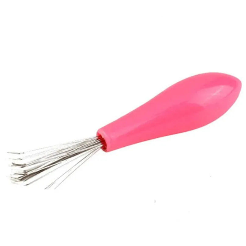 Hair Brush Cleaner Tool With Plastic Handle For Effortless Brush Cleaning For Beauty Enthusiasts