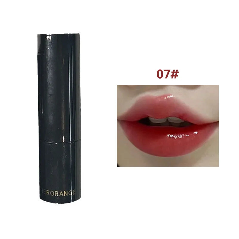 Red Brown Moisturizing Mirror Lipstick - Waterproof Long-Lasting