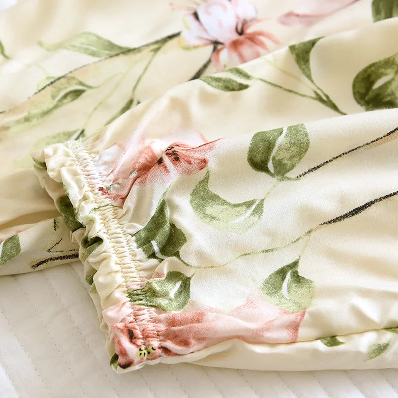 Cloud Cotton Story Women's Floral Pajama Pants - 100% Viscose Loose