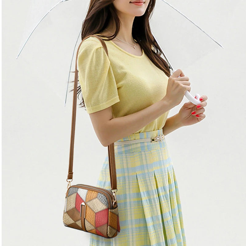Crossbody Shoulder Bag High Quality PU Leather Small Handbag Summer Women's Luxury Design Shell Bag Female Crossbody Bag Tote