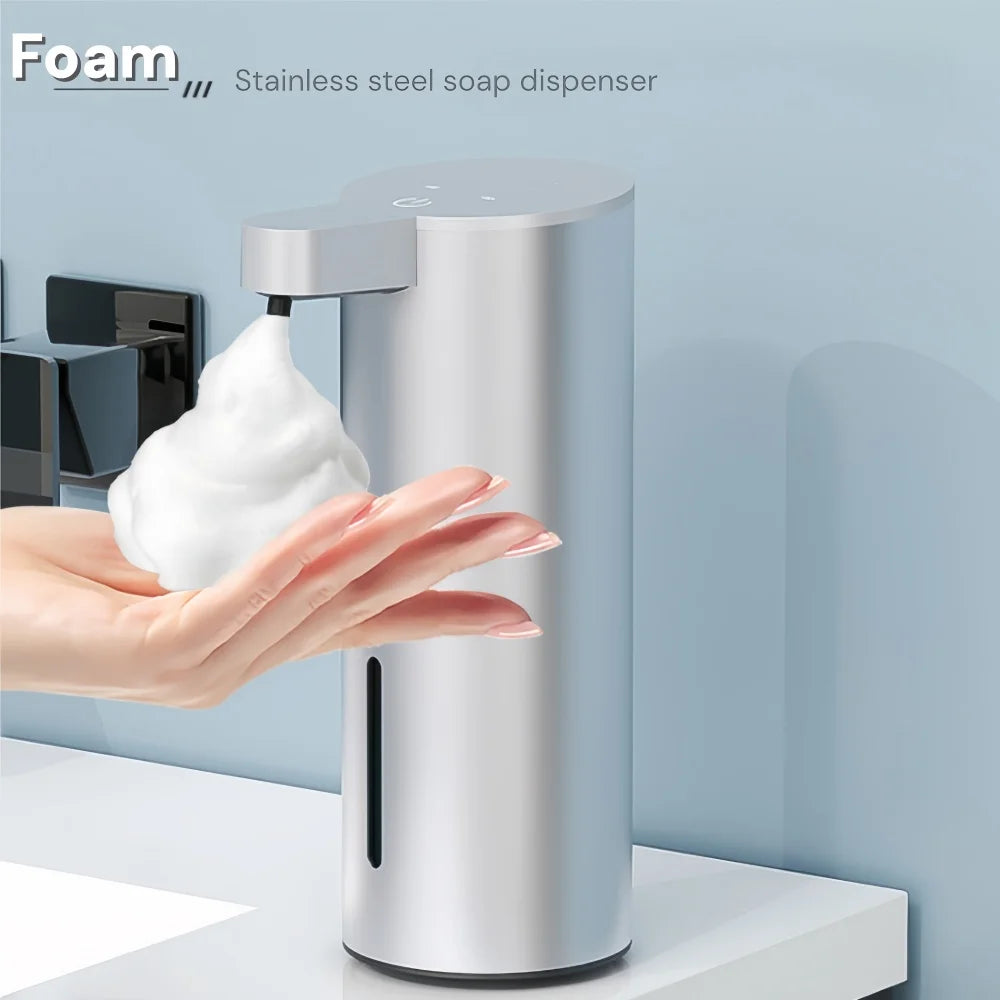 Automatic Stainless Steel Foam Soap Dispenser, Touchless 300ml