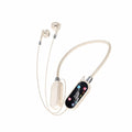 Wireless Wireless Earphones Long Battery Life HiFi Stereo Neckband Headphones HD Mic LED Display Screen Sports Headset