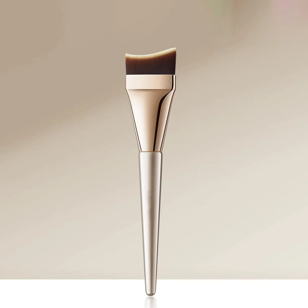 Upgraded Crescent Design Foundation Makeup Brush Ultra-Thin Smooth Application Liquid Mask Spatula Makeup Brushes Beauty Tools